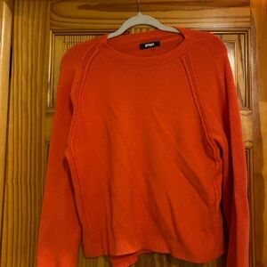 Apparis Vibrant Orange Crew Neck Sweater